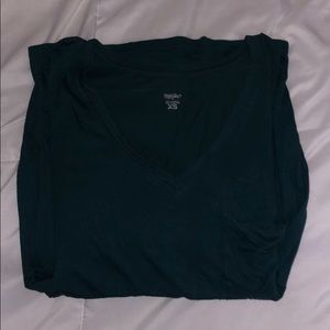 green v neck